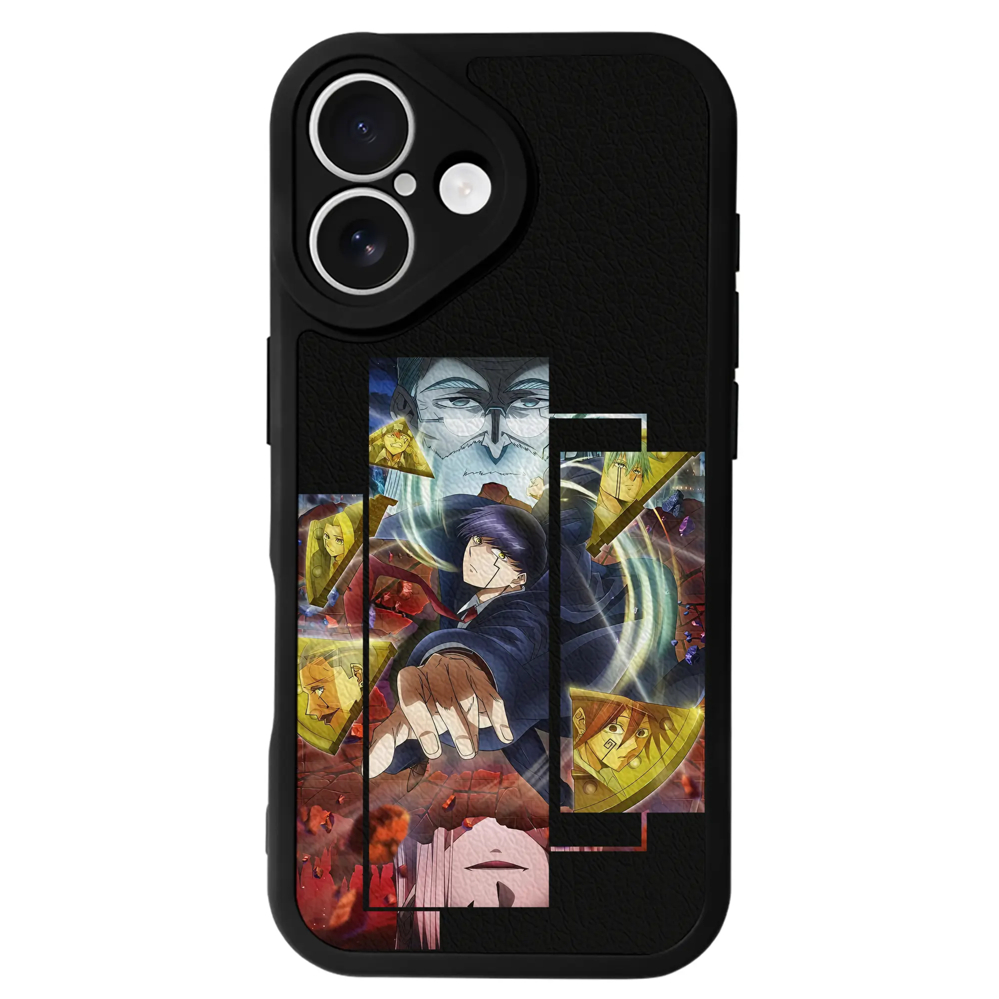 マッシュル グッズ,マッシュ・バーネデッド - IPhone 16シリーズ対応 ・ シリコンスマホケース ・ レザー調 ・ 高精度フィット ・ 耐衝撃 ・ ワイヤレス充電対応 ・ 精密カット